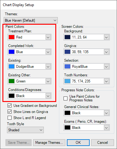 Changing Colors in the Patient Chart | The Dentrix Blog