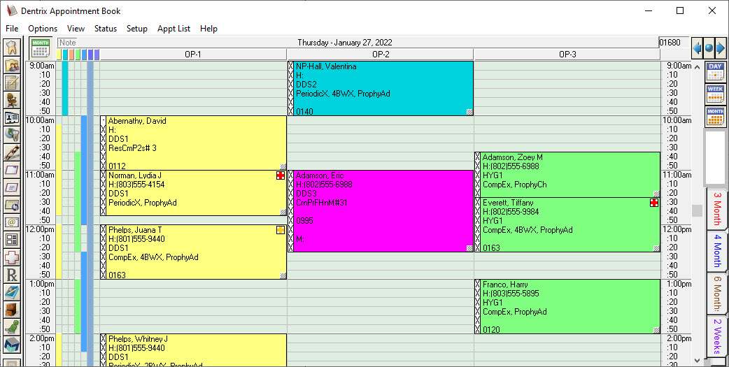 Squeeze More Space Onto the Appointment Book